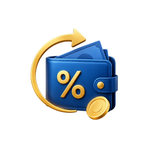 Cashback up to 25%
